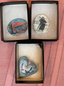 P. BUCKLEY MOSS SOCIETY PINS