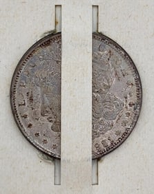 1921 MORGAN Silver Dollar Campbell Soup Company TV Dinner Promotional Giveaway Coin in Sleeve
