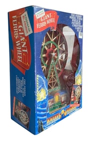 Giant Lighted Musical Christmas Ferris Wheel Holiday Decoration