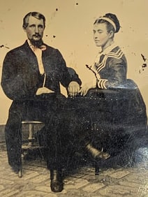 12 pc Victorian era Tin Type Photograph Collection