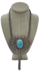 18 pc Vintage 1930s to 80s Turquoise Blue Costume Jewelry Collection