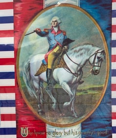 1960s 40 pc Patriotic Red White and Blue New Old Stock Gift Wrapping Paper