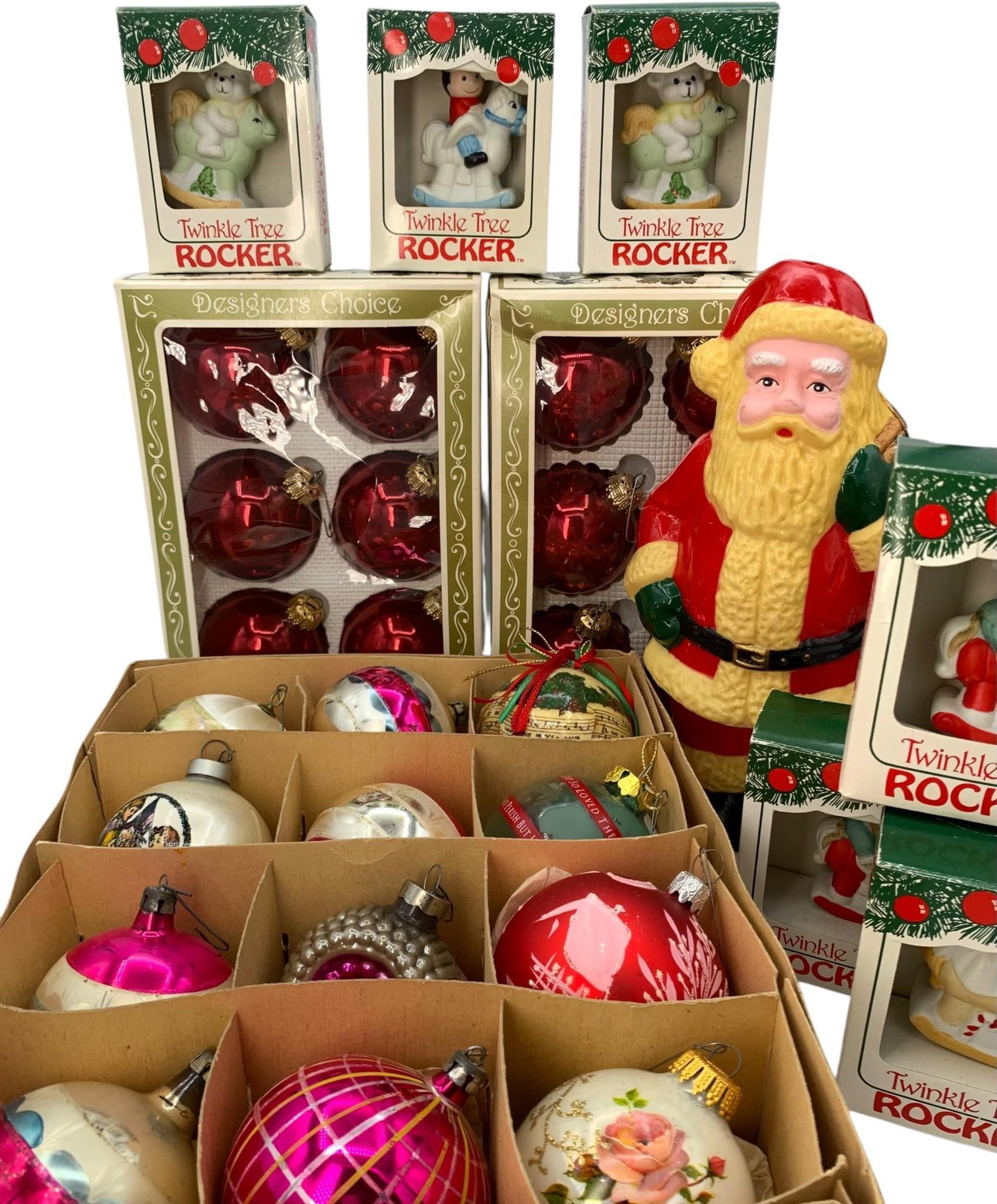 31 pc Vintage Christmas Tree Ornaments and Holiday Decorations Collection (1 of 15)