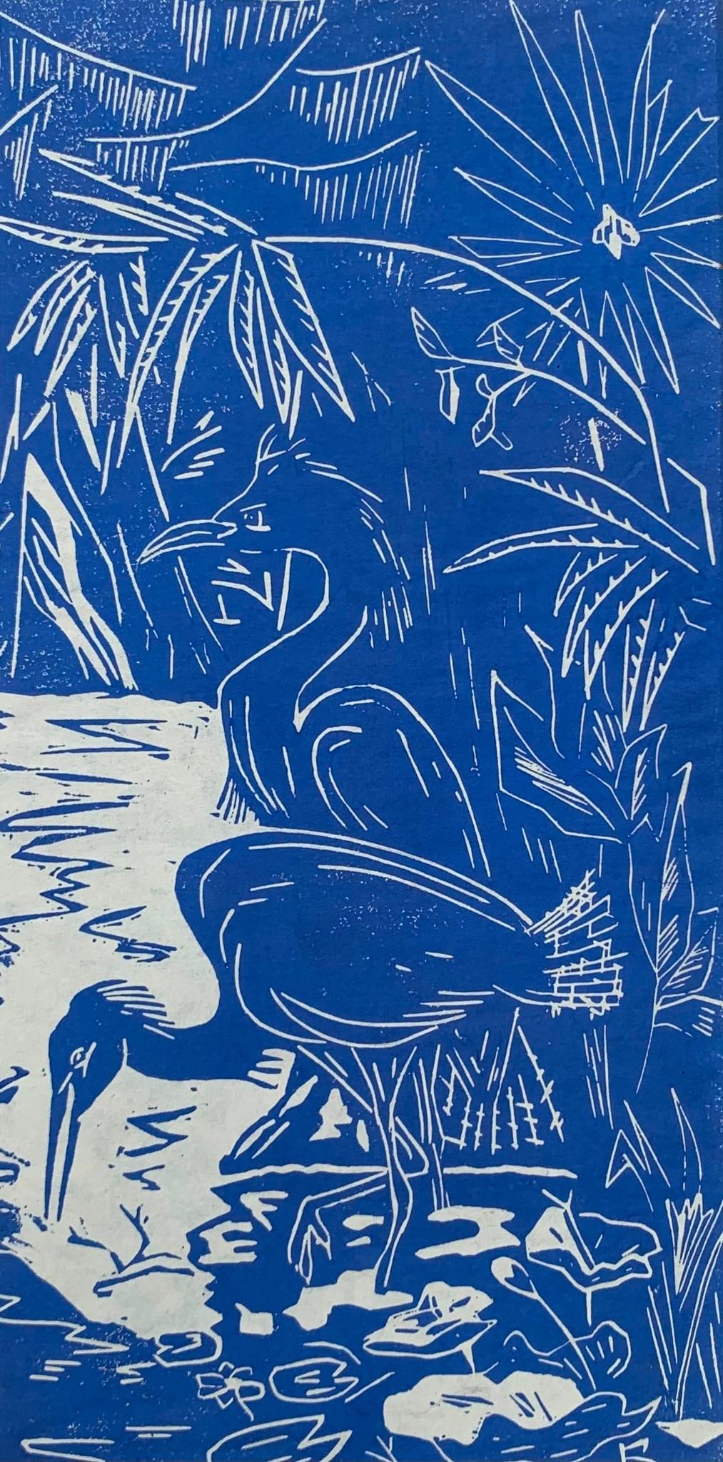 3 pc Mid Century Halle Bros Co Scholastic Art Awards Student Artwork Linoleum Block Entries (1 of 10)