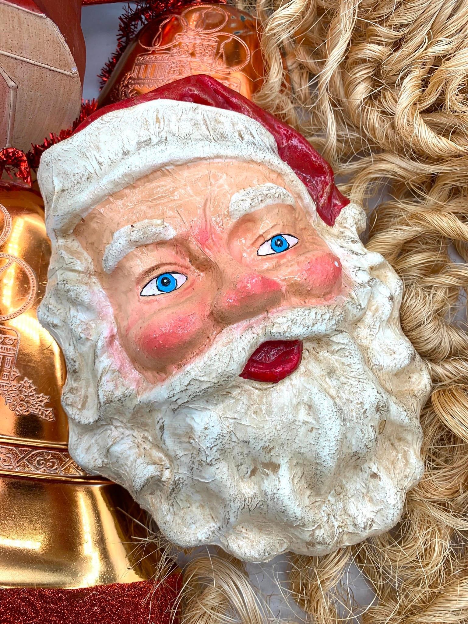 7 pc Vintage Christmas Santa Claus Holiday Decorations (1 of 17)