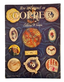 3 1950s Copper Enamel, Pastel Drawing and Art Composition Instruction Books