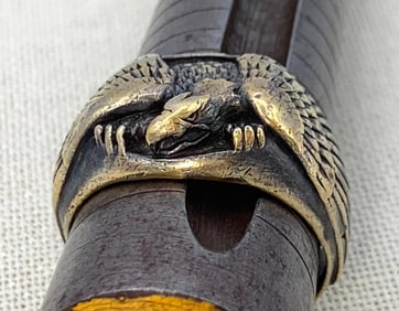 20.2 Gram Sterling Silver Men's Eagle Ring