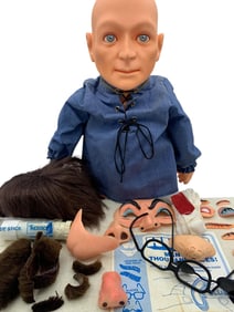 1975 Kenner HUGO Man of a Thousand Faces Disguise Doll with Accessories in the Box