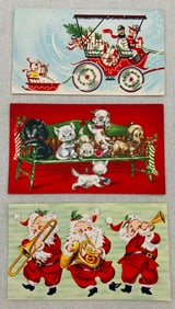 24 pc New Old Stock 1950s Christmas Cards in the Box