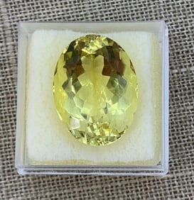 19 pc Large Carat Lemon Citrine, Labradorite, White Topaz Unmounted Jewelers Gemstone Collection