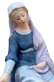 Quality 19 pc 1991 Lenox Porcelain Christmas Renaissance Nativity Vignette Figurines
