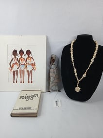 African American Heritage lot inc. Reader, Doll, Artwork and more