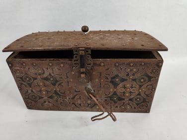 Rare 17th Century German Armada chest/ Corsair Nuremberg Chest