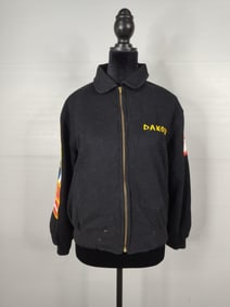 Wool USS INCHON MCS-12 California 1997 North Atlantic Cruise bomber jacket with patches