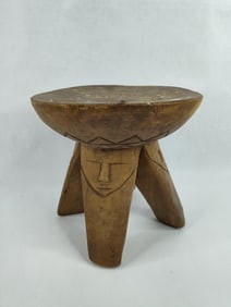 Traditional African hand carved hardwood Kava Tanoa Bowl