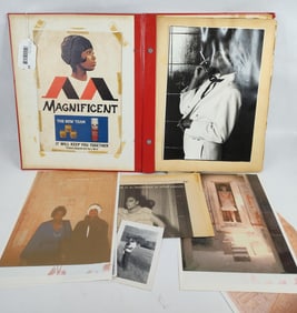 Arline Burks Photographs and Ads Scrapbook