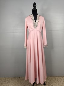 Victoria Royal Ltd. Lord & Taylor designer hand beaded gown
