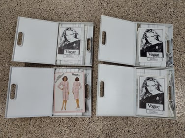 Vogue Professional Fitting Program Patterns in original cases lot of 4