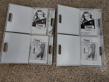 Vogue Professional Fitting Program Patterns in original cases lot of 4