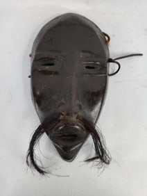 Hand crafted cultural African mask of the Dan People of Liberia & Cote D'Ivoire
