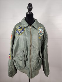 United States Naval Sixth Fleet 1997 North Atlantic Cruise USS Inchon MCS-12 bomber coat