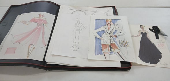 Fashion Designer to the Stars Portfolio. Costume Designers Guild official Sketches