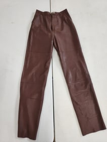 Comex Fashion Firenze Florentine designer leather slacks with pockets