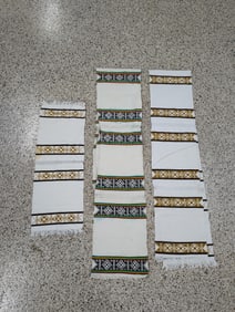 Ethiopian Hand woven cotton Gabi & Rushnyk Ukranian ritual cloth
