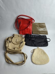 Leather and Beaded Ladies Hand Bags