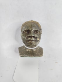 Soap Stone Carved African Bust