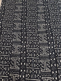 West African mudcloth ceremonial wrap wear