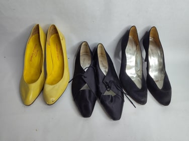Charles Jourdan vintage shoe lot of 3