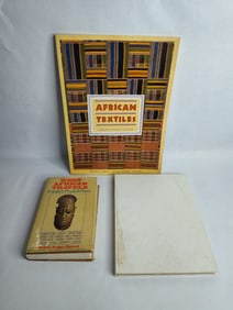 Book lot of African subject matter, W. African Travels, Negro Art & African Textiles