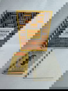 Book lot of African subject matter, W. African Travels, Negro Art & African Textiles: this lot of readers include various titles pictured