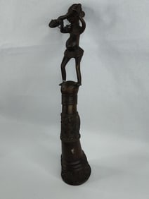 Yoruba Kingdom of Benin West African Bronze Fertility Ancestorial Ritual artifact