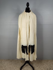 Cest Simone Wool Cape w Martin Tail Scarf