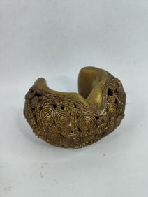 West African Bronze Manilla Slave Trade Currency Bracelet
