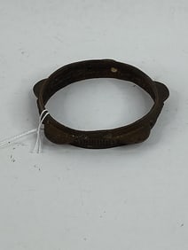 Nagaland 19th C. Bronze Ceremonial Cuff Bracelet