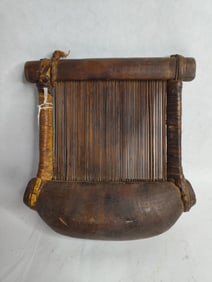 African Baule Tribe Weaving Reed