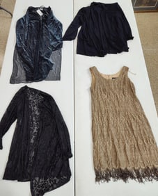 Onyx Custom Designer Nite Collection inc. Dress, robe, scarf, wrap and more