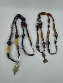 African Ceremonial Beadwork necklaces