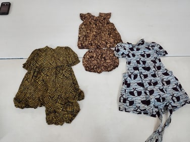 African Fashion Designer Onyx Childrens Clothing lot
