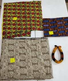 Authentic African Mud Cloth and Textile lot