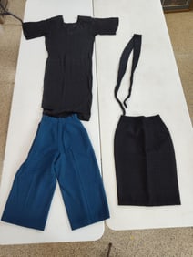 Hiroko and Koshino Tweed Skirt, Manuel Pina Designer skirt and dress lot