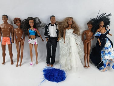 African Barbie and Ken Dolls