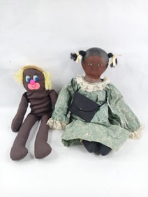Hand Painted and Sewn African Dolls