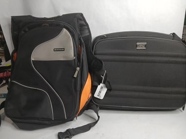 Certified Data Laptop Back Pack & Zero Halliburton laptop briefcase