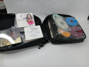 Large case of CD's and DVD's soundtracks and more