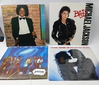 Michael Jackson Vintage Vinyl Lot Inc. Off the Wall, The Way you make me Feel, Jackson 5