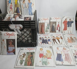 Huge lot of Vintage Patterns in original packaging